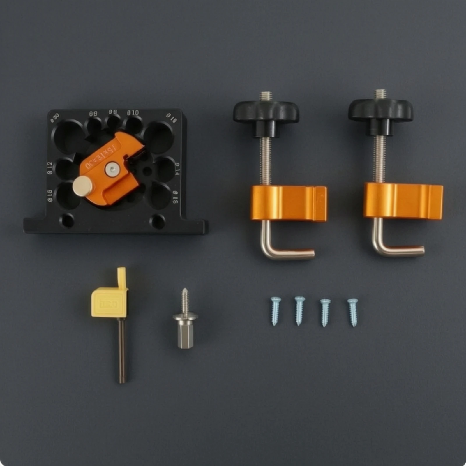 Wood Dowel Rounding Tool Wear-Resistant Dowel Maker with Clamps Round Rod Maker Jig Sturdy Easy to Use for Woodworkers