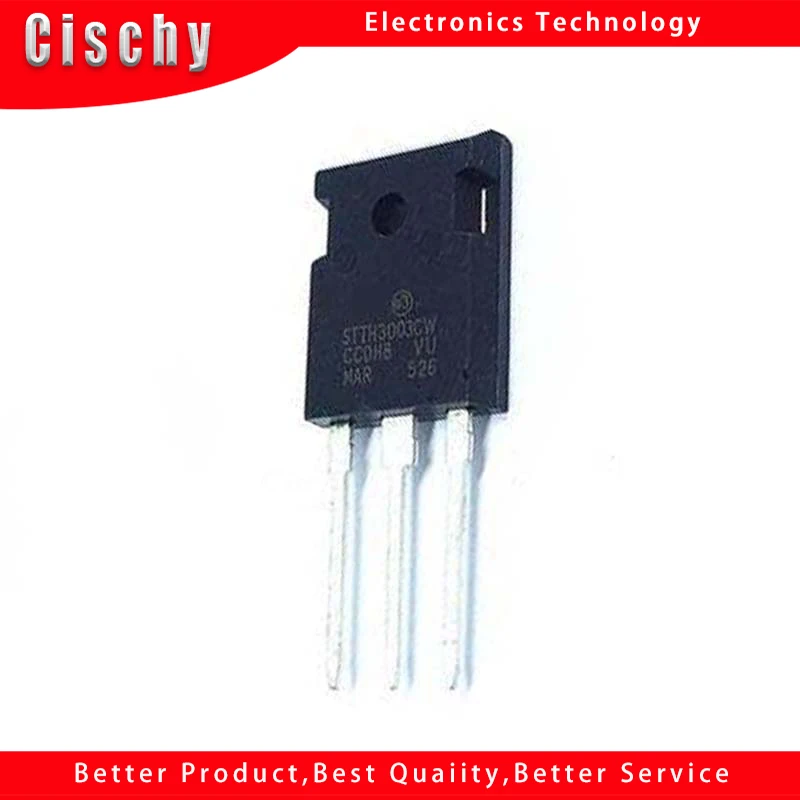 

1pcs/lot STTH3003CW STTH3003 TO247 STTH30R03CW TO-247 30A 300V In Stock