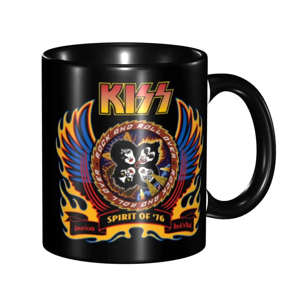 

Heavy Metal Rock Music Band Kiss Mug Custom Coffee Ceramic Mug Creative Gift