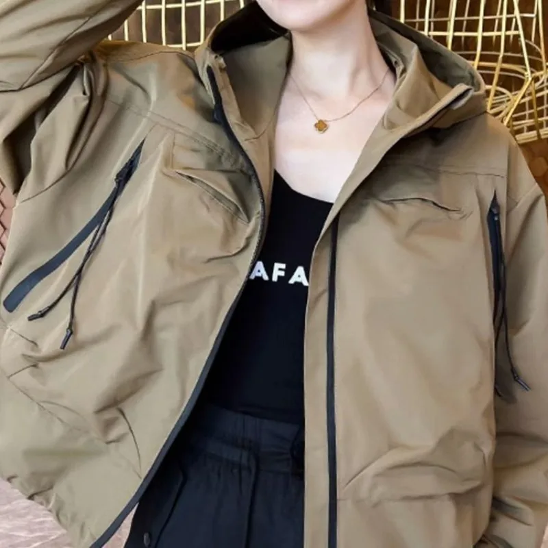 European Station American Jacket Women's Korean Short Baseball Uniform 2026 Spring Autumn New Foreign Style Tooling Top Jacket