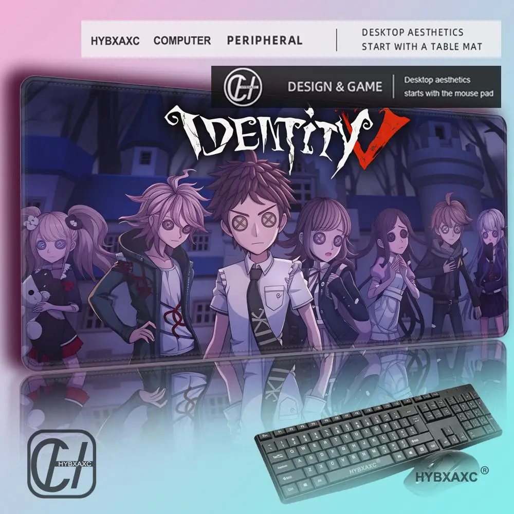 

HYBXAXC Large Mouse Pad Identity V Gaming Mouse Pad PC Gamer Computer Mouse Mat Big Mousepad Silicone Carpet Keyboard Mause Pad