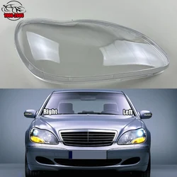 For Mercedes-Benz S-Class W220 S600 S500 S320 S350 S280 1998-2005 Car Headlight Headlamp Clear Lens Auto Shell Cover