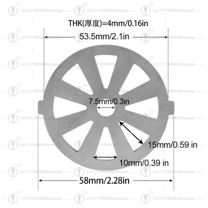 Meat Grinder Pinion Mixer Spare Parts Meat Grinder Knife Stainless Steel Grille for Food Grinder Accessories Kitchen Tool Good view 3