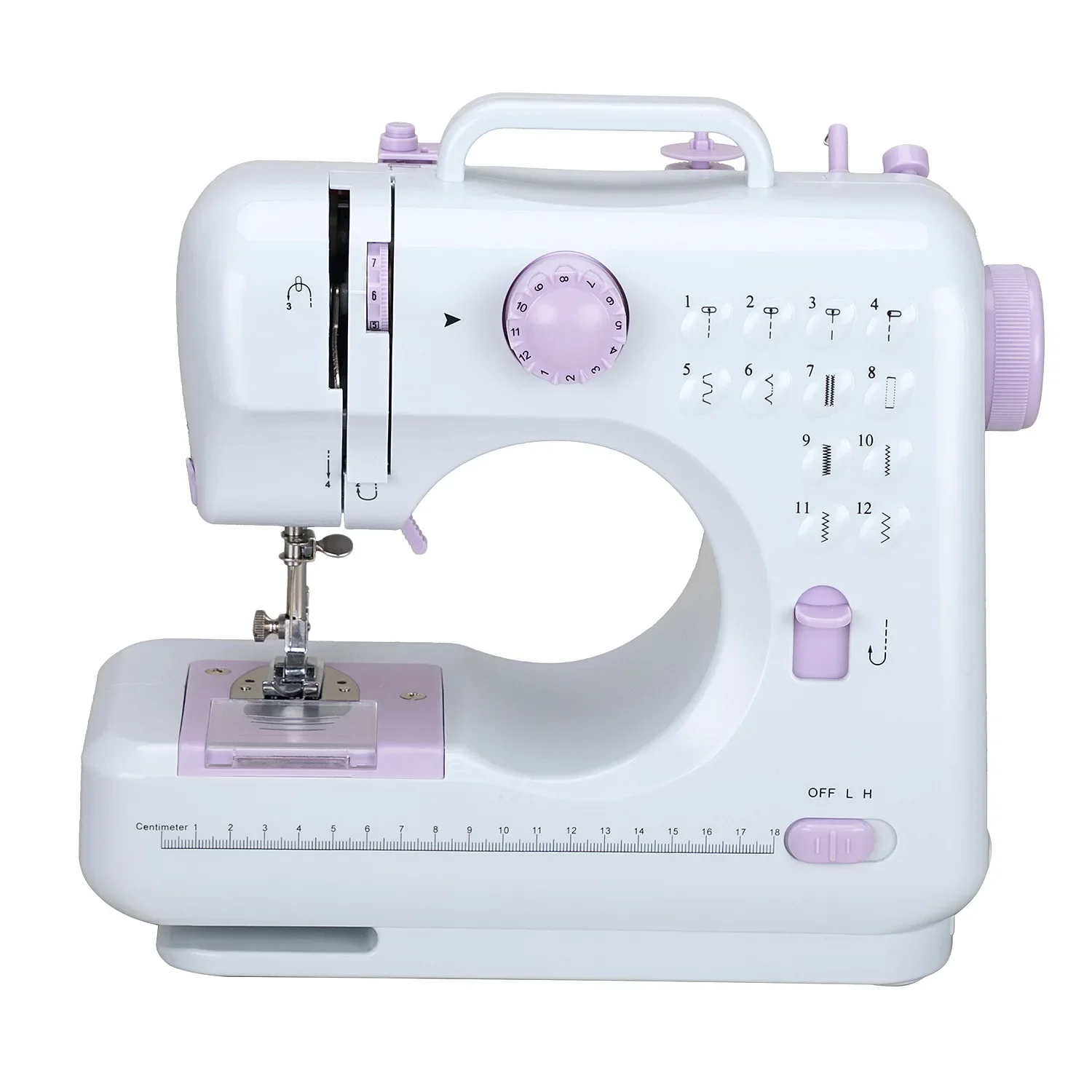 Cheap 505A sewing machine for home knitting electric mini portable sewing DC power pedal sewing machine