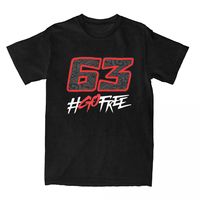 Rider Pecco Bagnaia 63 T-Shirt Summer Streetwear T-Shirts Cotton Harajuku Tee Shirt for Man Short-Sleeve Print Tees