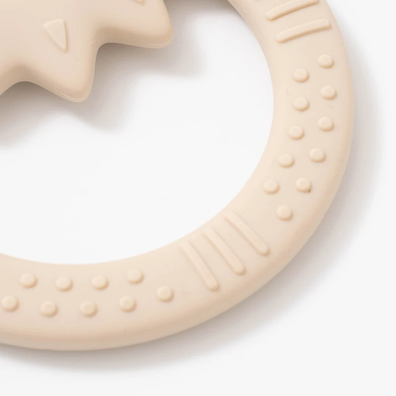 BPA Free Food Grade Silicone Baby Teethers Dinosaur Shape Infant Teething Chewing Toys for Toddler Molar Stick Baby Accessories