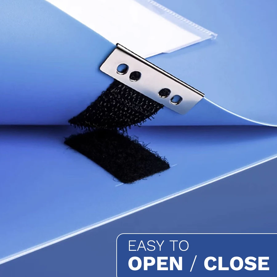 5PCS A4 Foldable File Storage Box Large Capacity Thickened File Document Organizer Office School Student Supplies