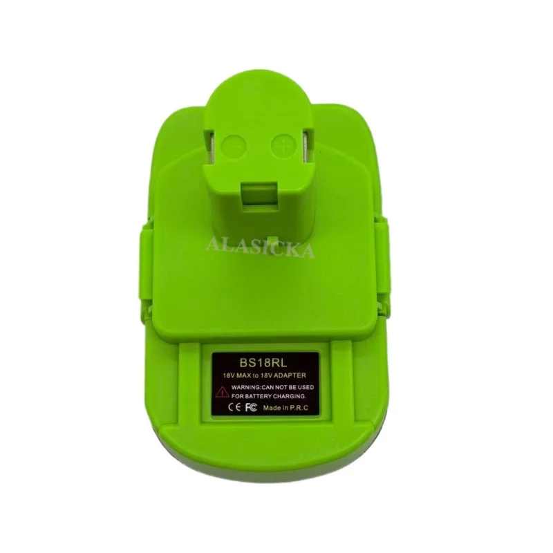 Adapter baterii ALASICKA BS18RL do akumulatorów litowo-jonowych Bosch 18V, umożliwiający prace z elektronarzędziami Ryobi 18V. — zdjęcie produktu 6