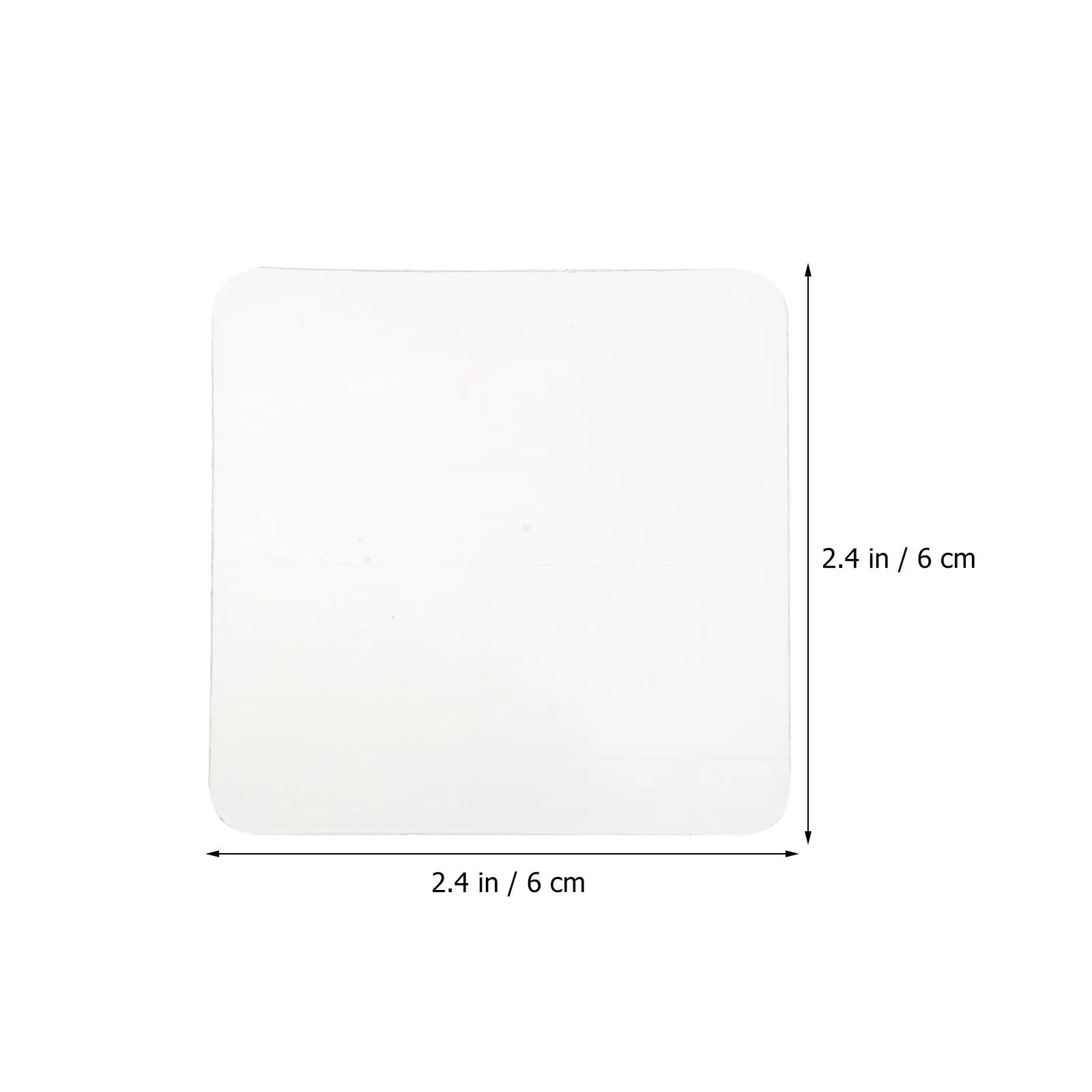 15Pcs Transparent Adhesive Sticker Easy Cut Non-Marking Double Sided for Floor Mats Carpets Wall Stickers Home
