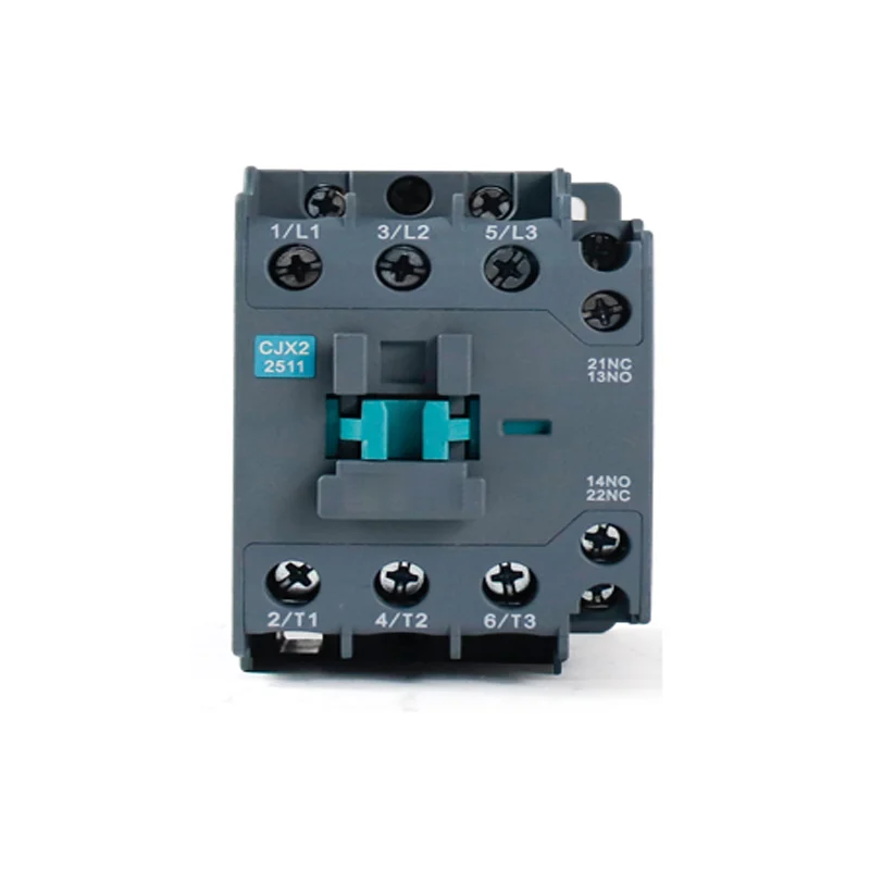 CJX2-2511 AC contactor for automation systems - Durable, energy efficient - DIN rail mounting