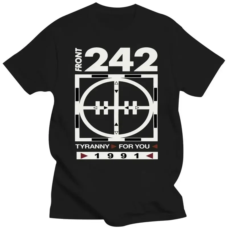 New Front 242 Tyronny For You Mens Cosuol Tops Cotton T Shirt