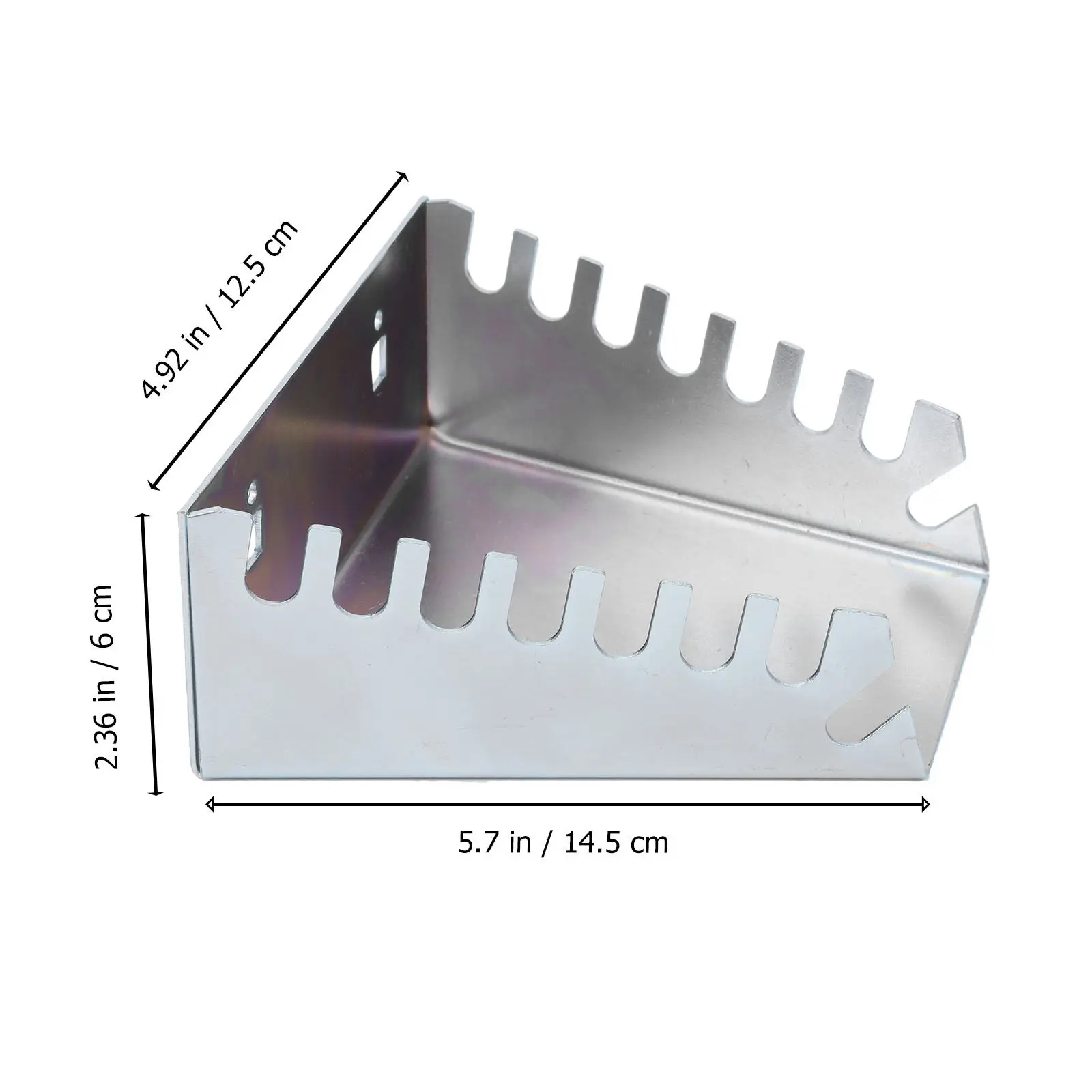 Pegboard Wrench Holder Shelf Made of High Quality Steel Fine Workmanship Creative Design for Workshop Garage Home Workstation
