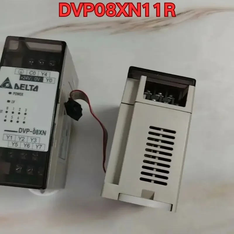Second-hand PLC module DVP08XN11R function test is normal