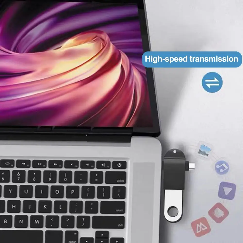 Adaptador Usb Universal de alta velocidad, lector de tarjetas tipo c para conversión Otg portátil, tamaño compacto, No requiere controlador