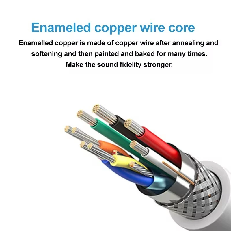 سماعة الفاصل الصوت مهائي كابلات جاك 3.5 مللي متر ذكر إلى 2 أنثى سماعة Y الفاصل تمديد الحبل للهاتف المحمول PS5 MP3 #4