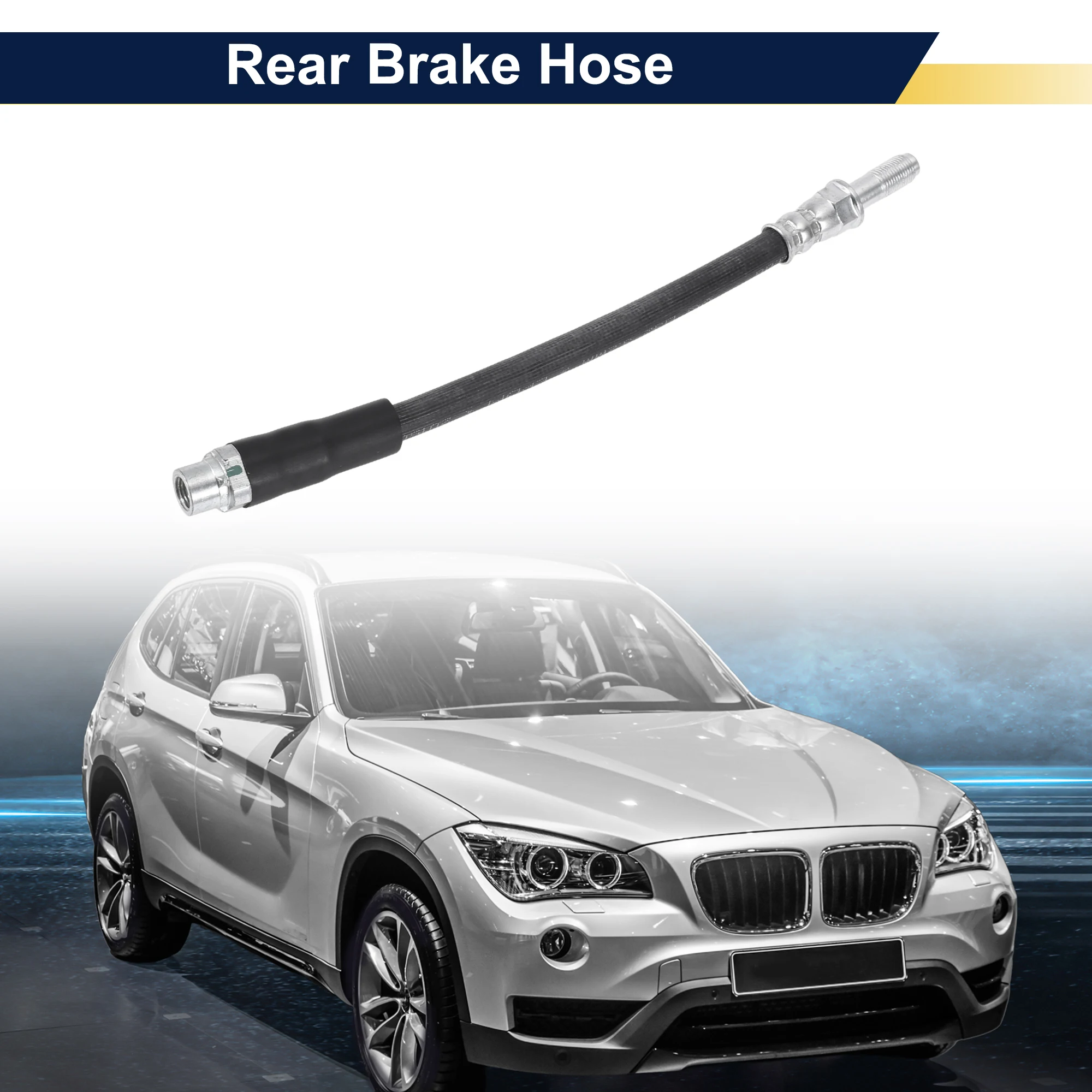 

UXCELL Rear Brake Hose for BMW X1 2008-2013 Brake Hydraulic Hose No.34306768851