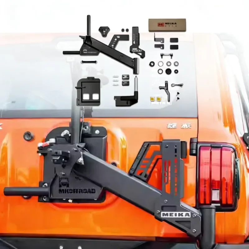 Off-Road Manganese Steel Rear MK Spare Tire Mount Rack Bracket Holder Carrier for GWM Tank 300