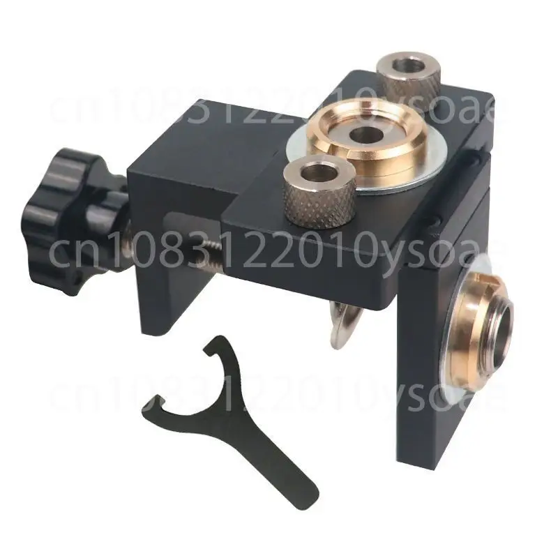 3 In 1 Heavy Duty Precision Adjustable Woodworking Drilling Guide For Panel Furniture Hole Positioning Kit Tool