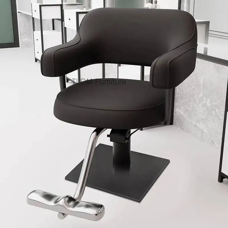 

Парикмахерское кресло класса люкс с гидравлической регулировкой высоты, премиум-комфорт, мебель для салонов красоты