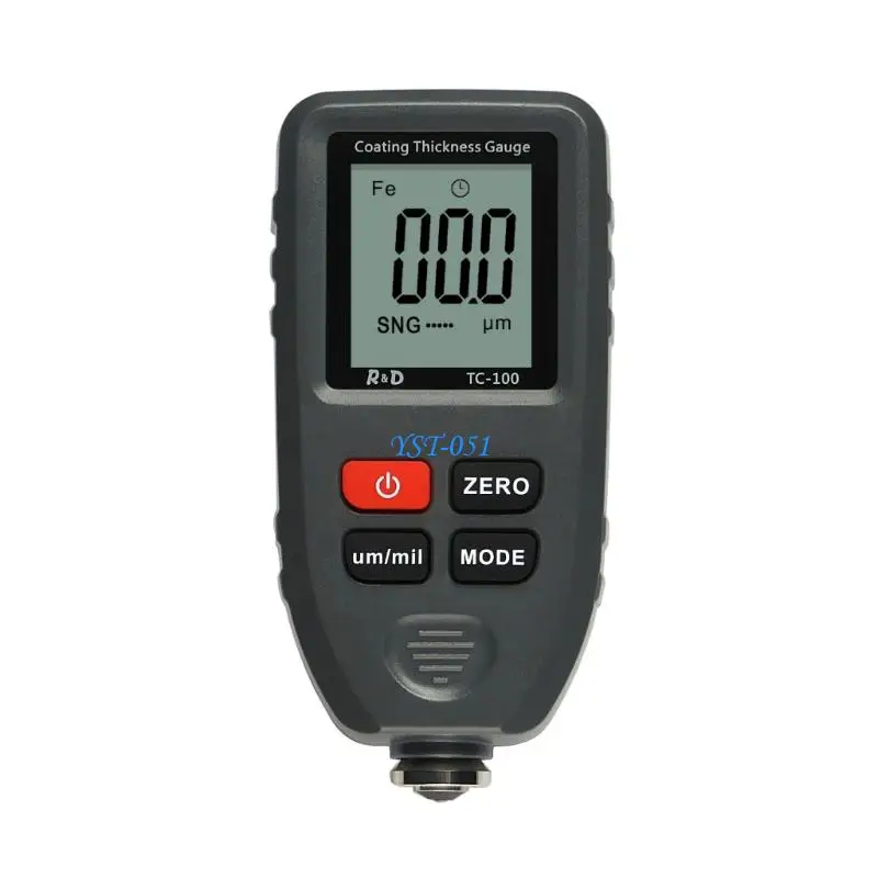 

E15A Painting Detector Electroplate Metal LCD Car Coating Thickness Gauge Calibration