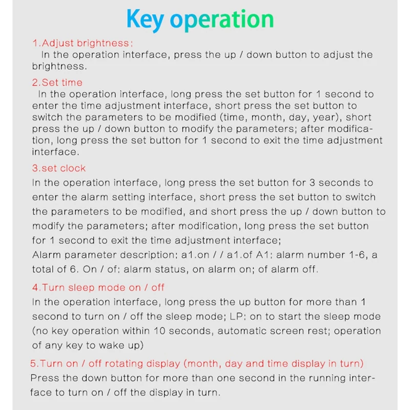 นาฬิกาอิเล็กทรอนิกส์ดิจิตอลแบบ DIY โมดูลนาฬิกาอัตโนมัติมีบริการบอกเวลาผ่าน WiFi