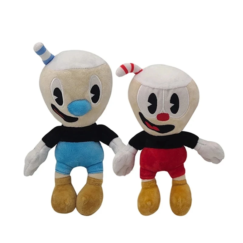 

Kawaii Mugman Soft Peluche Stuffed Doll Toys Anime Game Cartoon Character Cuphead Plush For Kid Birthday Gifts