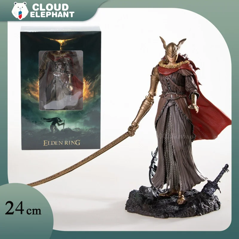 Elden Ring Malenia Blade Of Miquella Anime Figure Valkyrie Model 24cm PVC Action Figurine Collection Decoration Children GK Gift