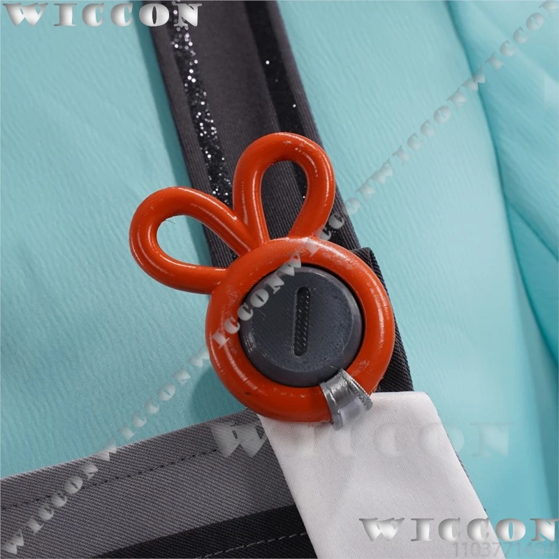 Zhao Zzz Game Zenless Zone Zero Cosplay لطيف Kawaii أرنب فتاة فستان أزرق طويل شعر مستعار آذان ذيل الدعامة ملابس امرأة حفلة الهالوين #5