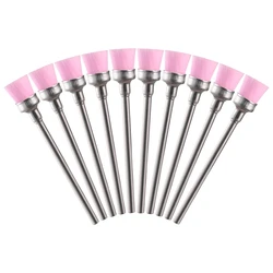 5/10Pcs Nail Drill Bit Cleaning Brush Cleaner Electric Nail Files Milling Cutter Dust Remover Drill Accessories Nail Art Tool