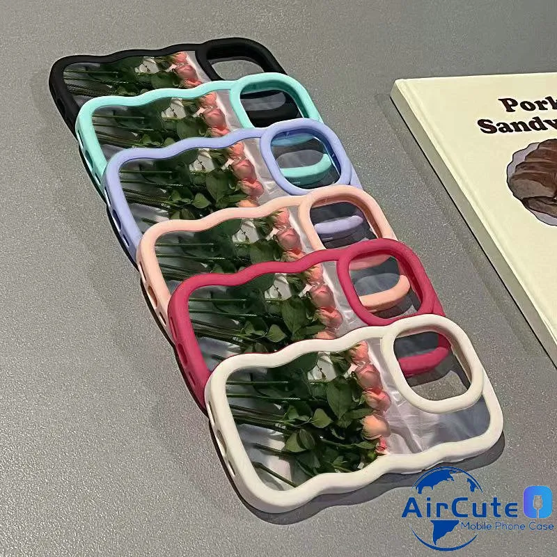 

Rose Flowers Candy Wavy Soft Case For OPPO Reno 15 15F 14 14F 13 13F 12 11 11F 10 Pro 8 8T 8Z 7 7Z 6 6Z 5 4 2 F 4G 5G Back Cover