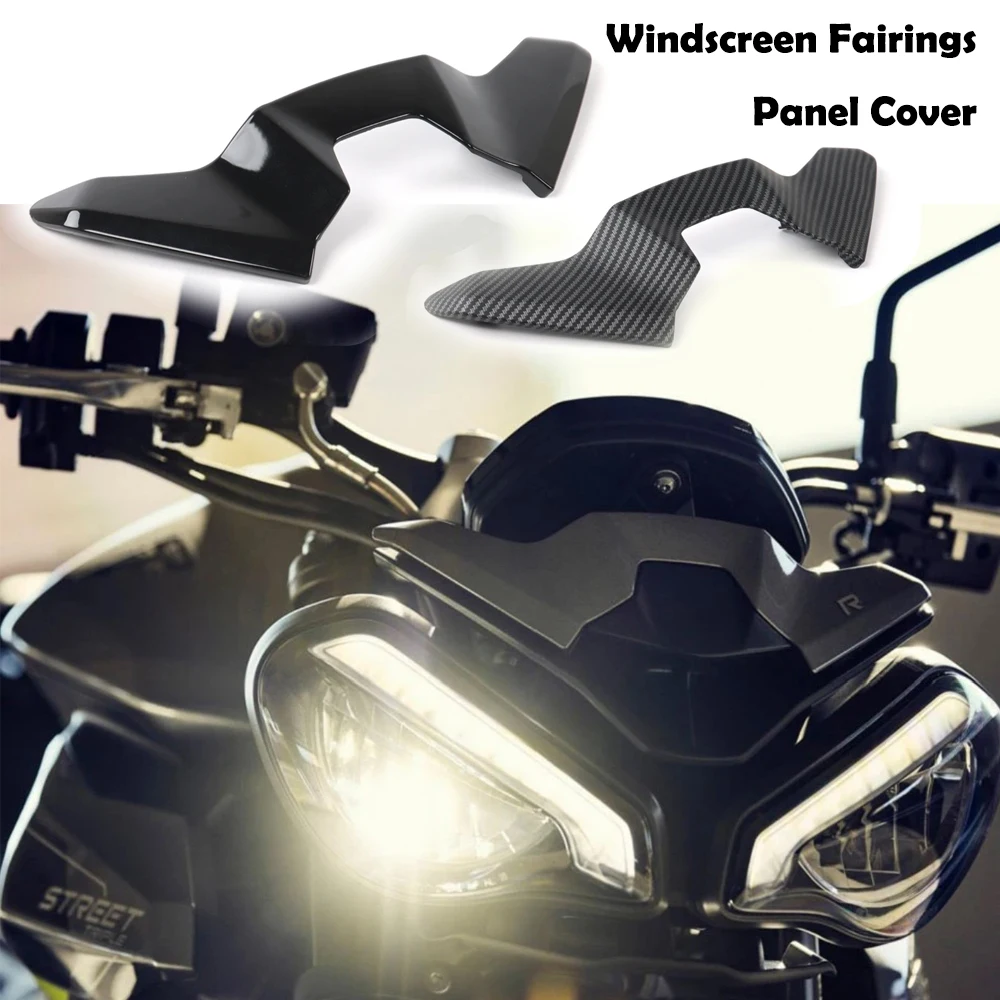 Fit For STREET TRIPLE 765R RS MOTO 2 2023-2024 motorcycle accessories NEW Motorcycle Mini Windscreen Fairings Panel Cover