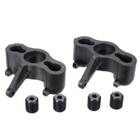 KKZ-2PCS Steering Block Steering Knuckles Hub Carrier EA1003 for JLB Racing CHEETAH 1/10 Brushless RC Car Parts Accessories
