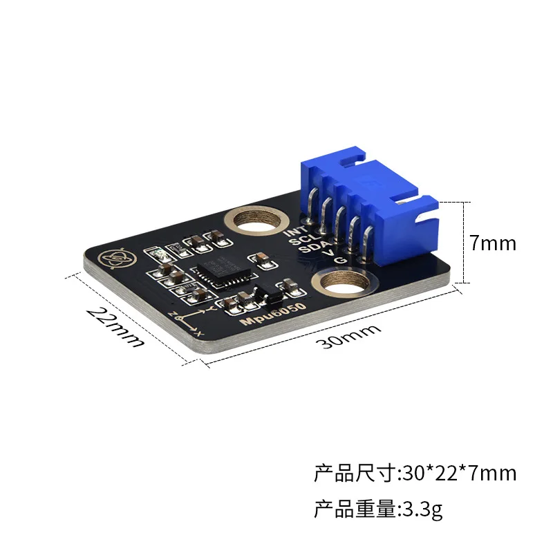 MPU6050 Modul Sensor Enam Sumbu 3D Sudut 3 Sumbu Akselerasi Giroskop