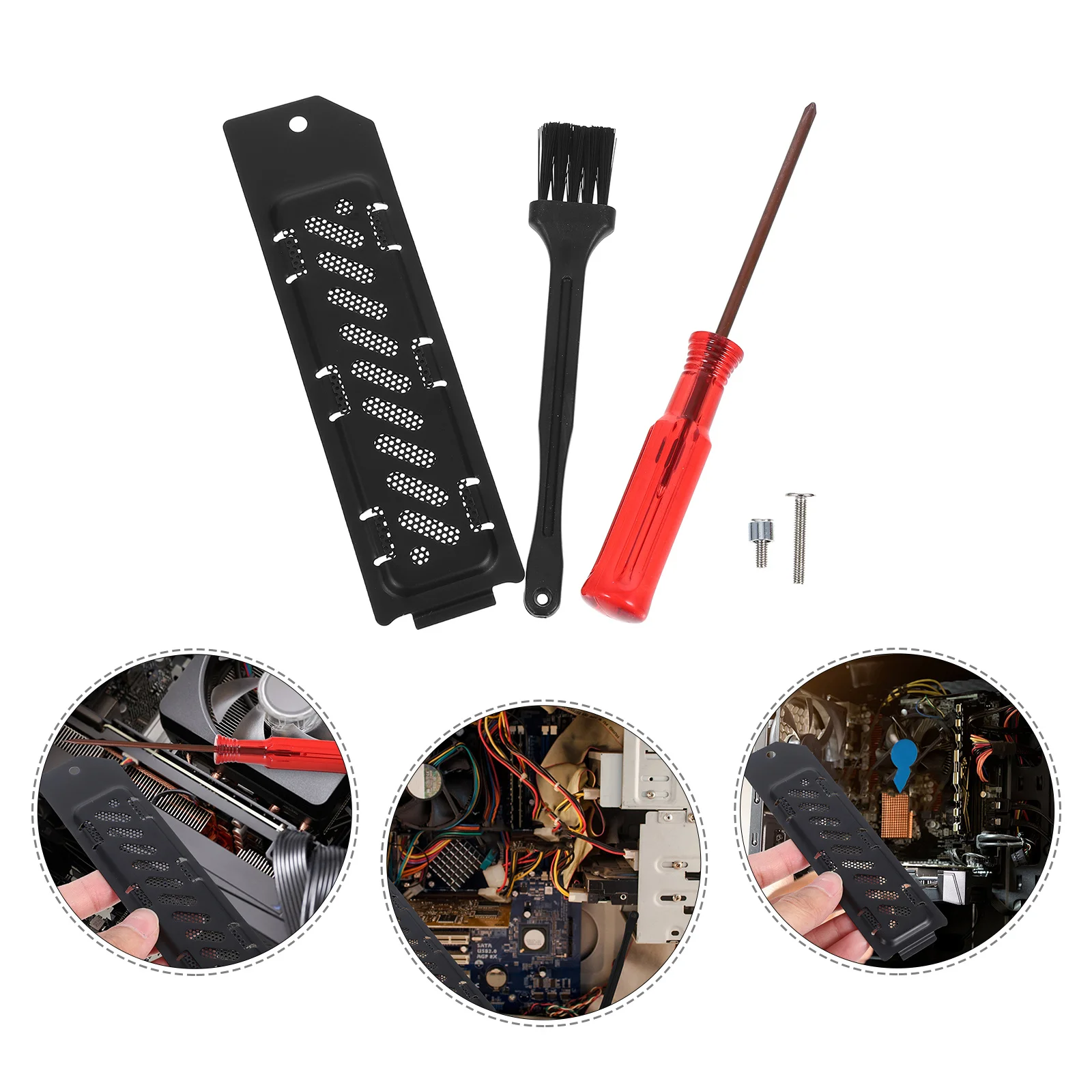 

1Set Game Console SSD Protector Metal Cover Aluminum Alloy Easy Installation Accessories Kit Metal SSD Cover Game Console Parts