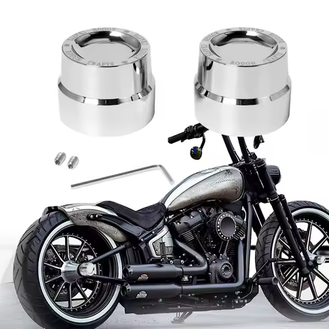 For Harley Sportster XL 883 1200 Dyna Softail Fat Boy Touring Street Road Electra Tri Glide Front Rear Axle Nut Covers Cap\';0