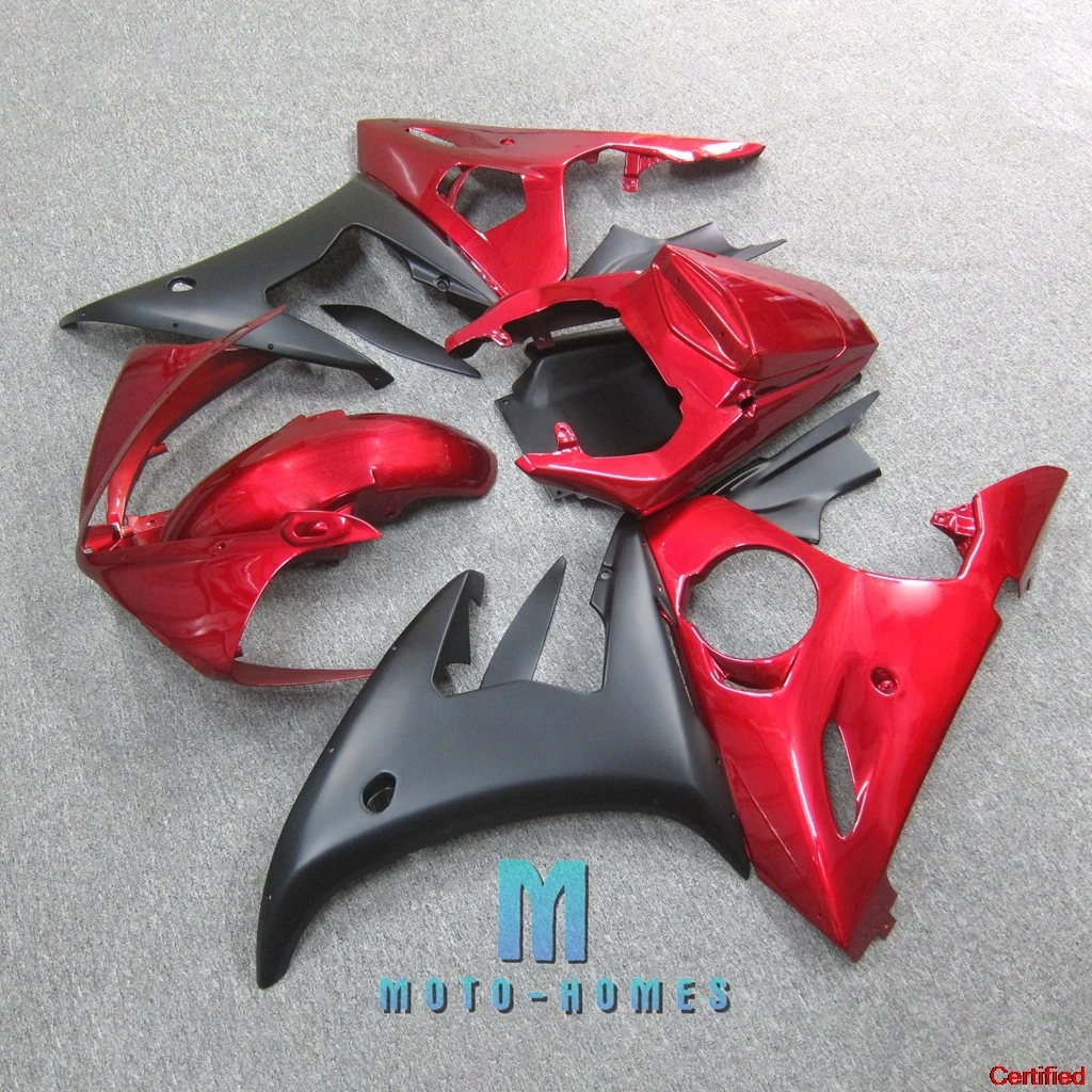 

Fairings Set for YAMAHA YZFR6 2003 2004 Injection Moulded YZF R6 03 04 ABS Motorcycle Fairing kit Red Black