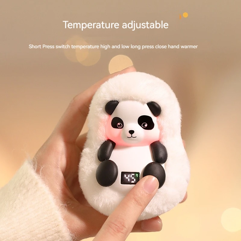 INS dibujos animados de felpa alta belleza USB calor de manos regalo esencial herramienta de calor de invierno autocalentamiento Panda oso Polar niñas y niños