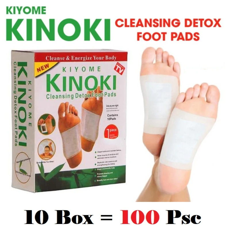 Korea Kinoki Cleansing Detox Leg Healthy Herbal Pads Ubat Feet Care Foot Spa Dropshipping Foot Care Dispel Dampness Sleep Well