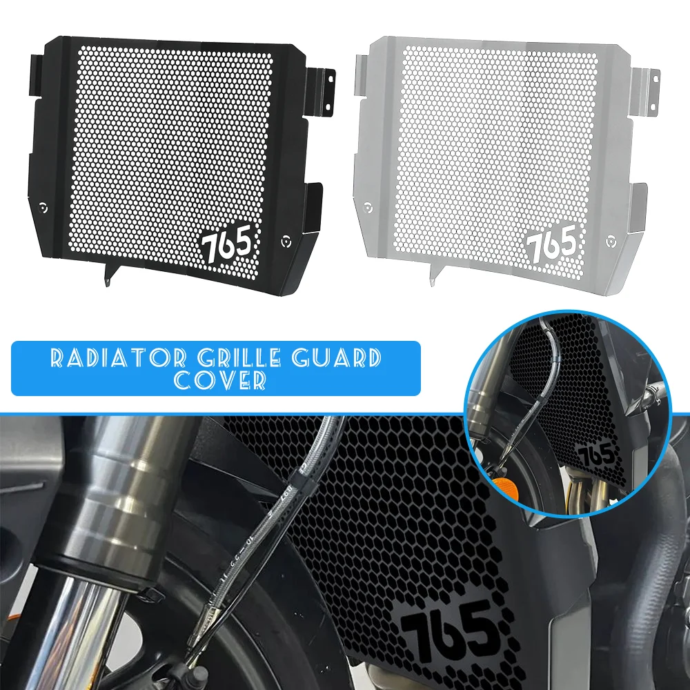 

2023-2025 Motorcycle CNC Radiator Grille Guard Cover Fuel Tank Protecion For Street Triple StreetTriple 765 R RS Moto2 Edition