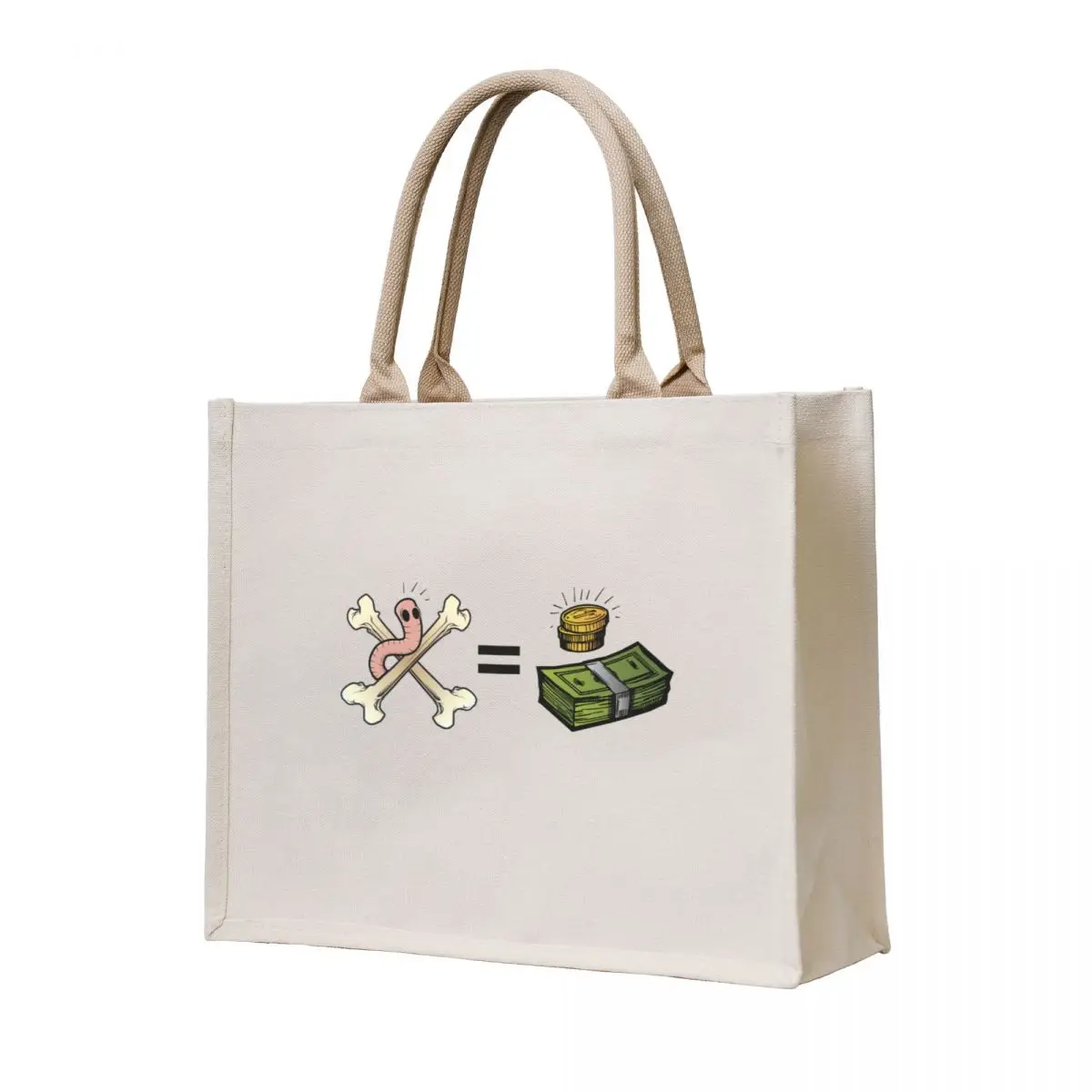 

The bones are their money...and so are their worms! Tote Bag Cloth bags shopping bag Women's shopper
