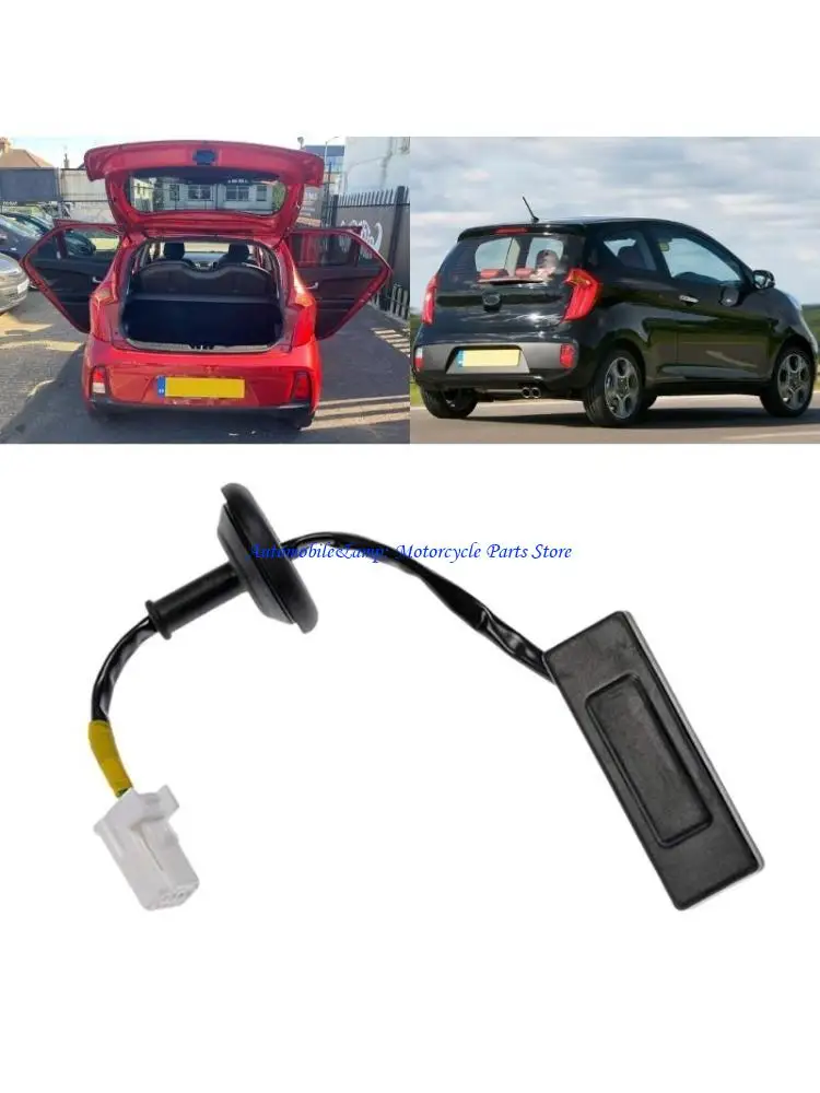 

H7BD 812601W220 Trunk Tailgate Switch Button with Plug Convenient Accessory Durable