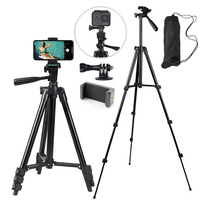 3120 Tripod For Phone 100cm Universal Camera Tripod Stand Phone Holder Lightweight Universal Photography For Xiaomi Huawei DSLR