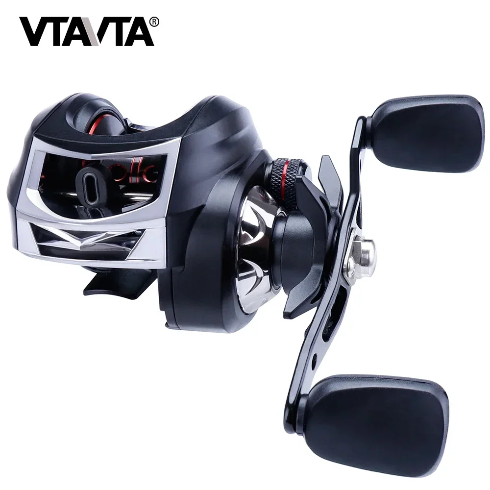 VTAVTA Baitcasting Reel High Speed,6.3:1 Gear Ratio,13+1 BB Magnetic Brake,Spinning Fishing Reel,For Freshwater Saltwater