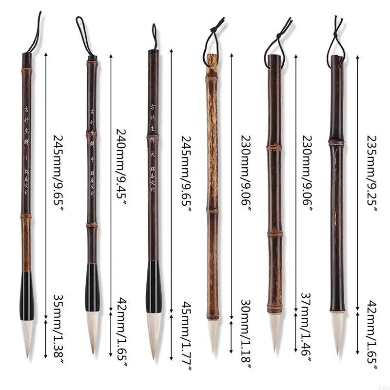 M5TB Chinese Caligrafia Brush Set Fit for Small Script Iniciante Presente Caligrafia