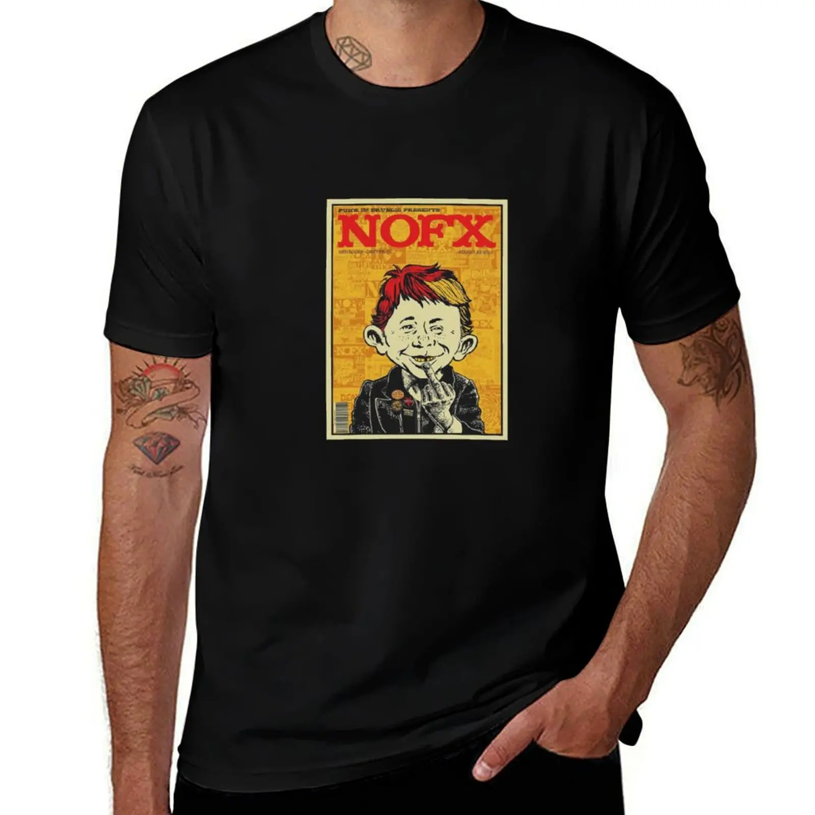 

NOFX punk in drublic T-Shirt t shirts for man slim fit man t shirt designer