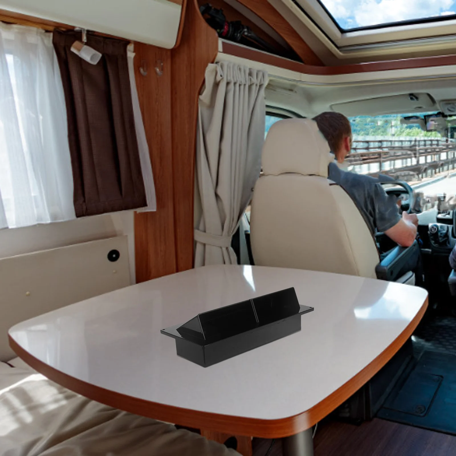 

Rv Range Hood Vent Cover Abs Efficient Airflow Smoke Odor Removal For Trailer Modifications Exhaust Ventilation