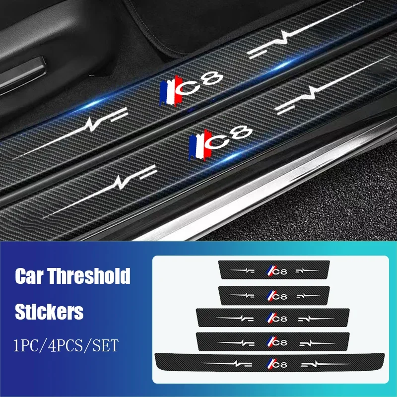 

Decorate Tape Film for Citroen C8 Logo Car Rear Trunk Door Anti Abrasion Stepping Accessories Threshold Sill Protective Stickers