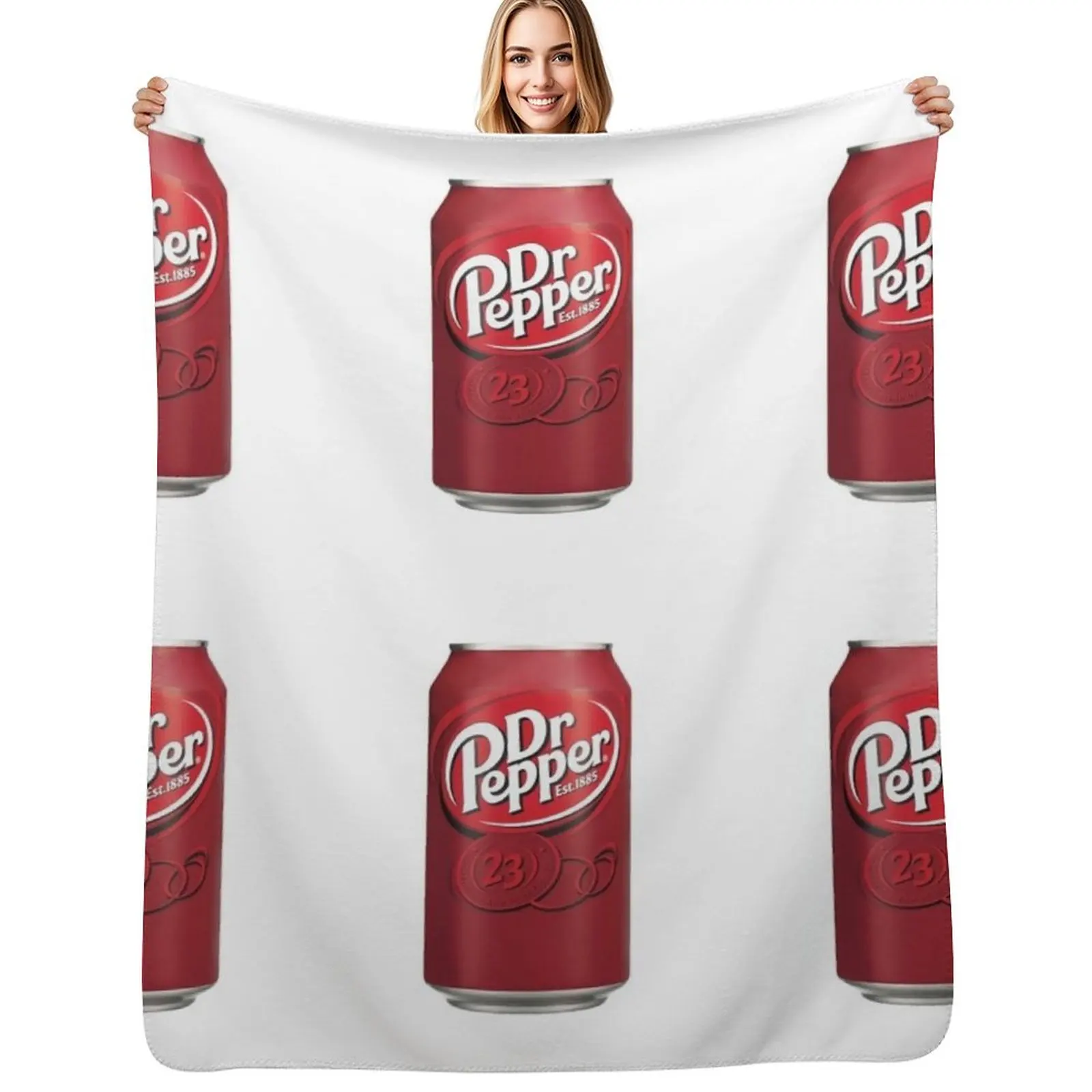 dr. pepper Throw Blanket Heavy Summer Beddings Flannels Plush Soft Beds Thins Blankets
