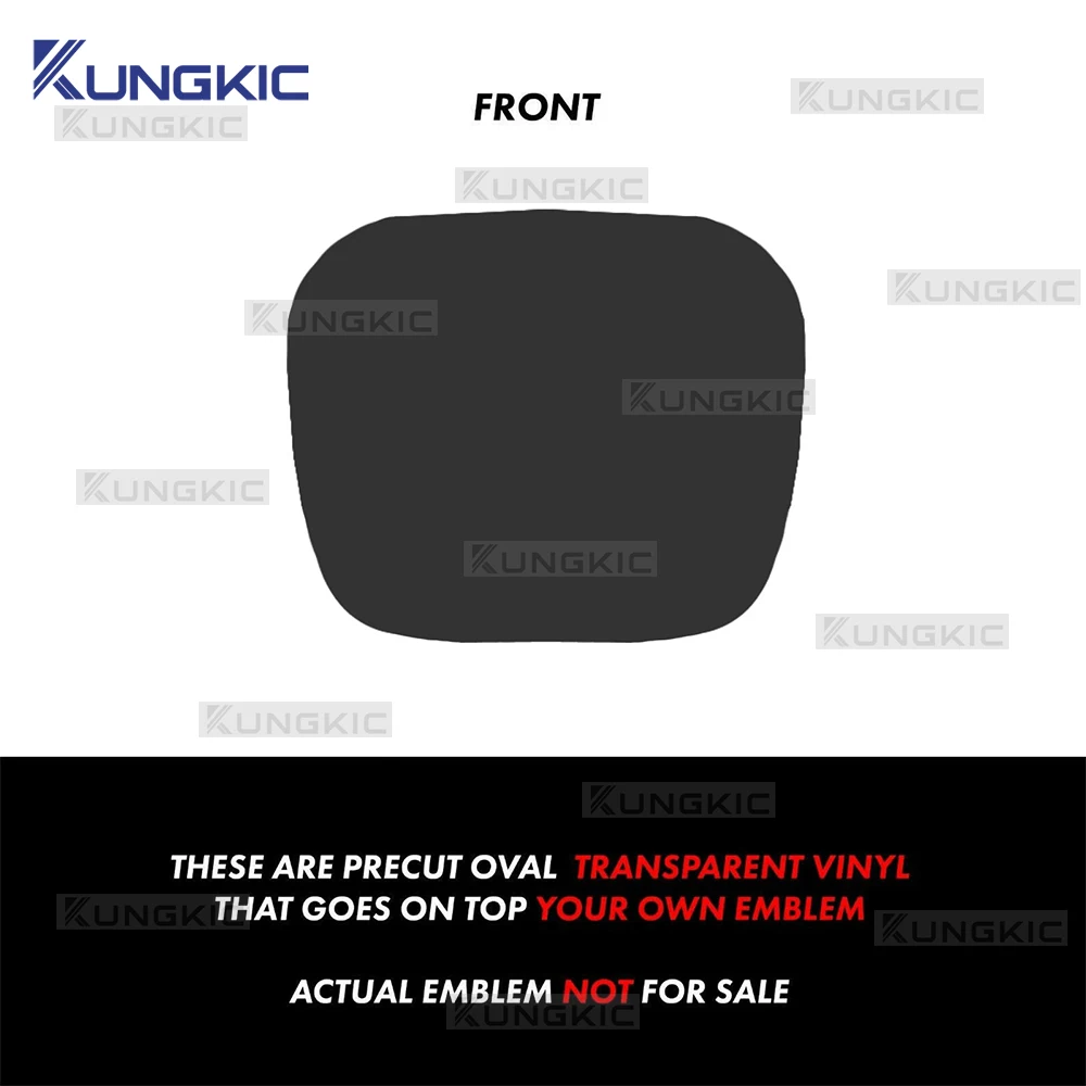 For Honda CRV CR-V 2023-2026 Car Front on Emblem Pre Cut Dark Smoked TPU PPF Protection Film Anti-scratch Exterior Accessories