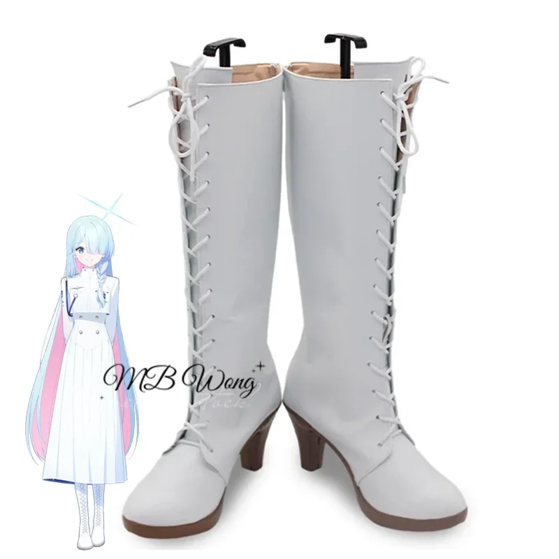 Games Blue Archive GSC President Cosplay Shoes Boot Role Play Halloween Carnival Christmas Party Outfit Props Custom Made